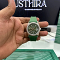 Moissanite Strap Watch - Watch front view