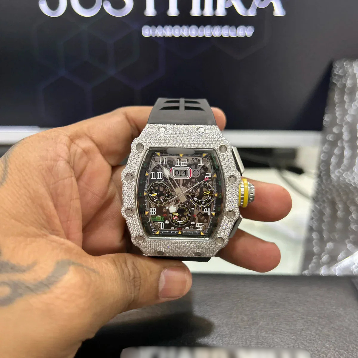Moissanite Generic Watch - Watch alternate view