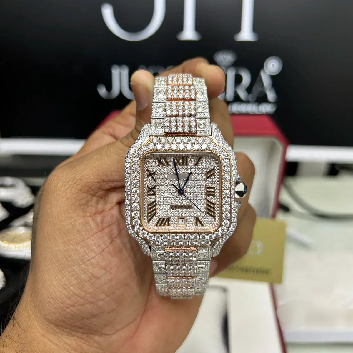 Moissanite Generic Watch - Watch front view