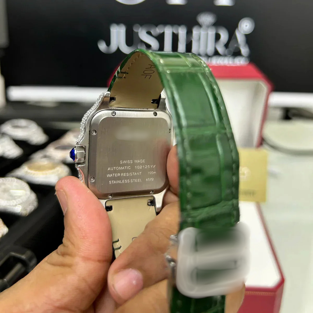 Moissanite Strap Watch - Watch alternate view