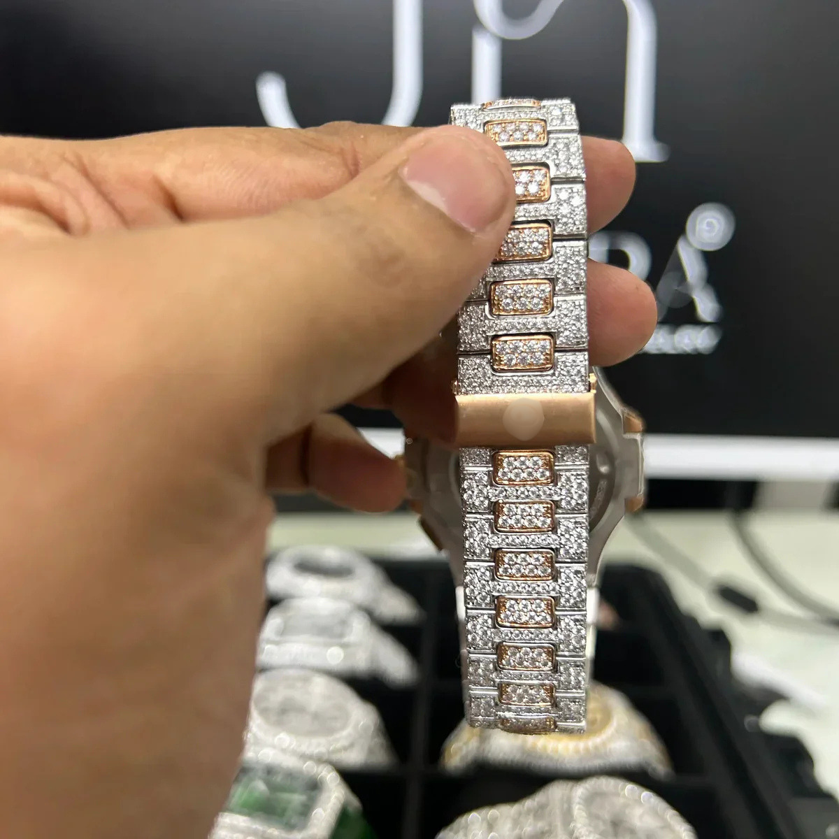 Moissanite Generic Watch - Watch alternate view
