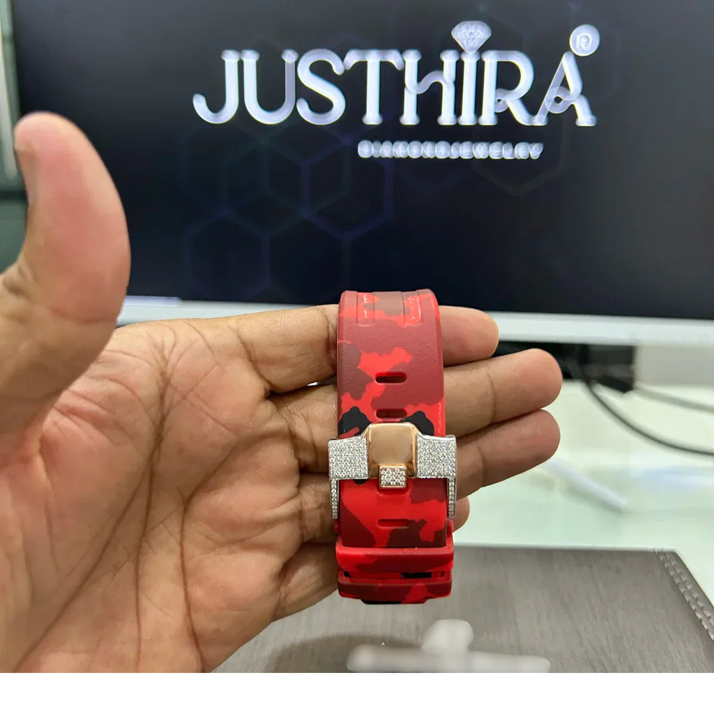 Moissanite Strap Watch - Watch alternate view