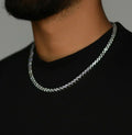 Moissanite Tennis Necklace - Necklace front view