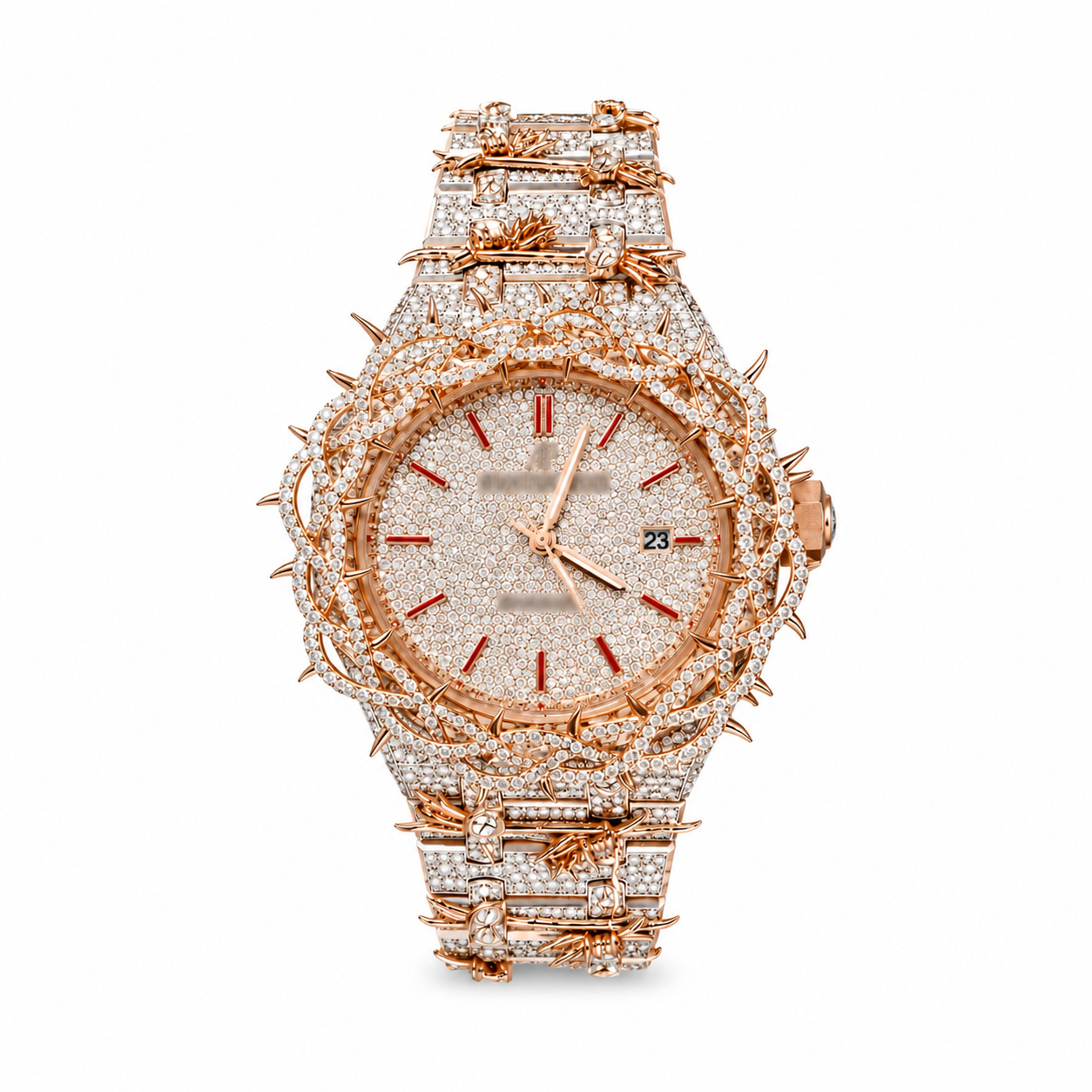 Moissanite Thorn Watch with signature design and diamond shine